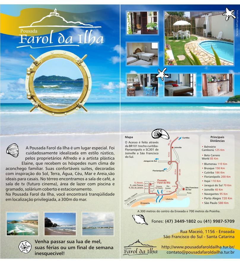 Pousada Farol Da Ilha Residencial Sao Francisco do Sul Kültér fotó